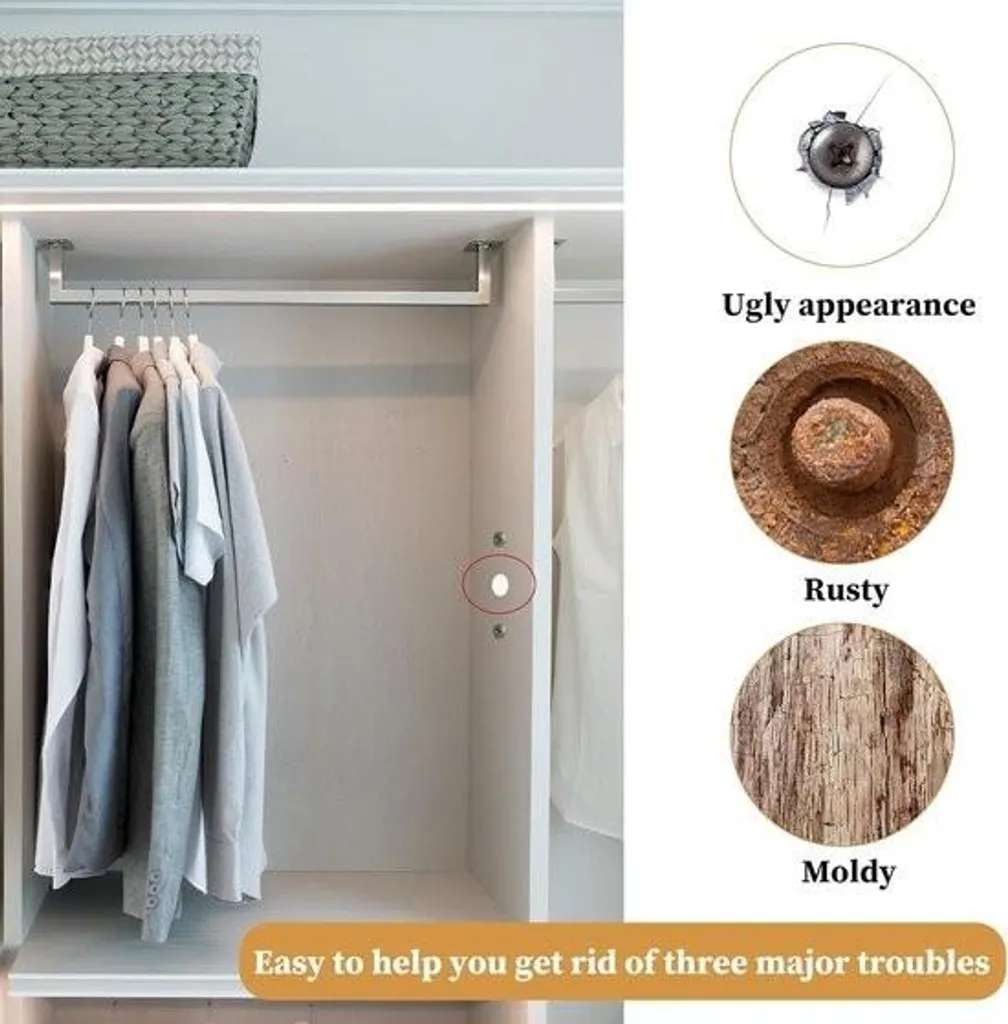 Cachez les vis apparentes avec ces 582 adhésifs blancs imperméables