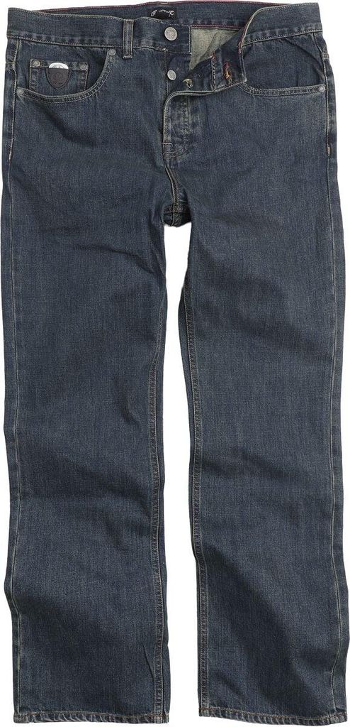 Chet Rock Jeans Herren Mabry Jeans Dirty blau W34L32