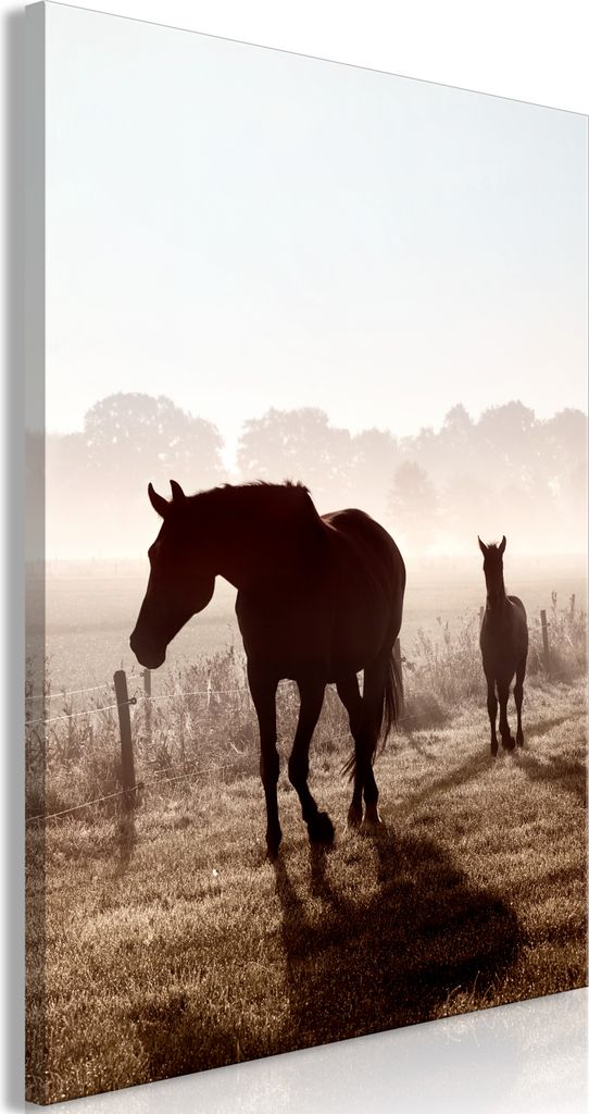 Italienischer Leinwand Leinwandbild - Morning of Memories (1 Part) Vertical 40x60 cm Tiere g-B-0251-b-a