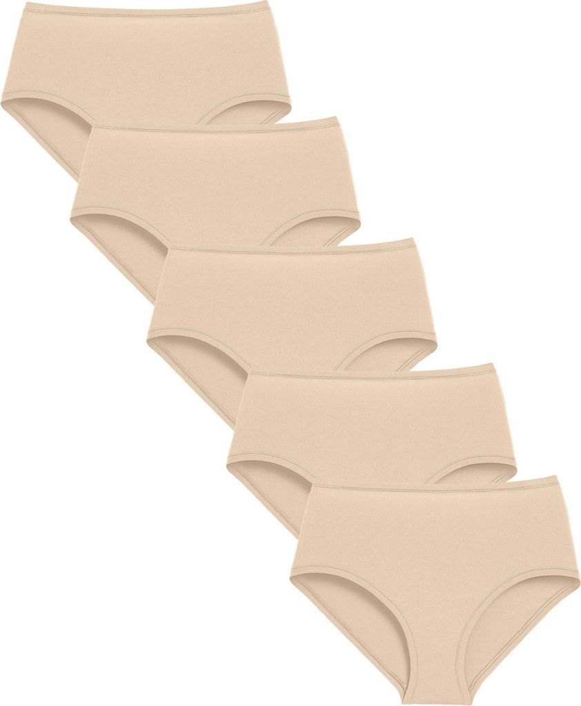 BASIC MAX Taillenslip Hipster 5er Pack Beige XXL Maxte