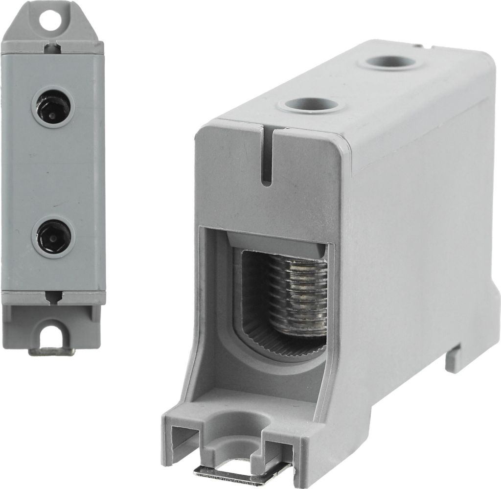 Universalklemme Hutschiene Leitungsklemme Anschlußklemme Klemmblöcke 95mm² Grau