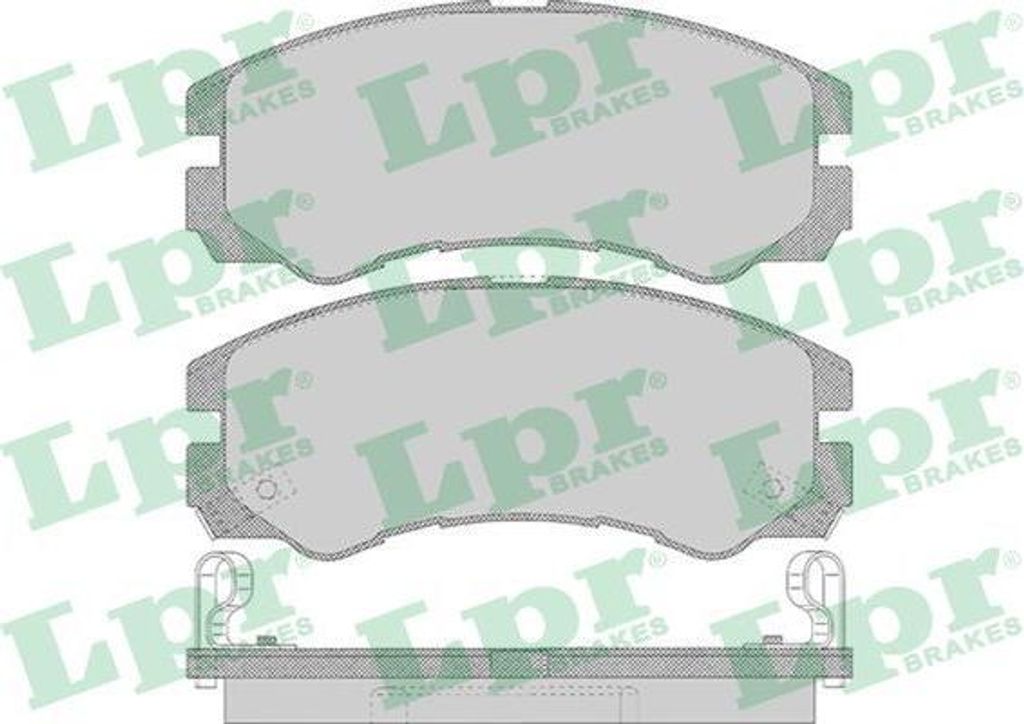 LPR 05P658 Bremsbelagsatz, Scheibenbremse OE kompatibel mit Monterey, Frontera B