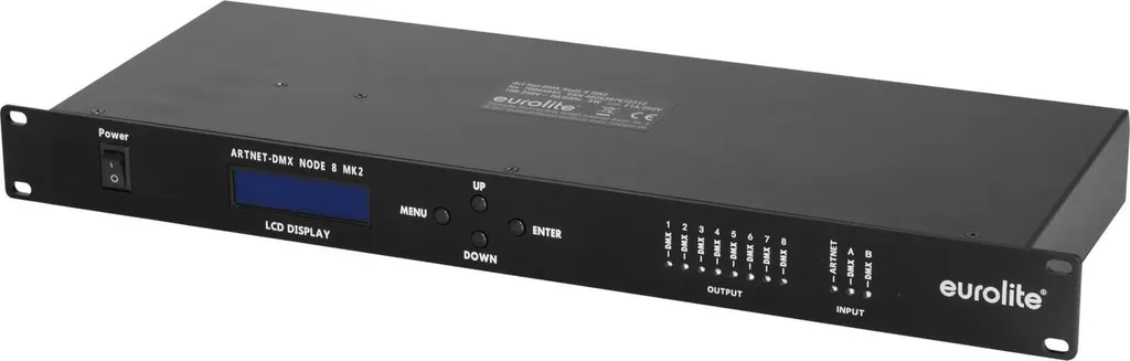 EUROLITE Art-Net-DMX Node 8 MK2 70064843 Interface DMX Ethernet
