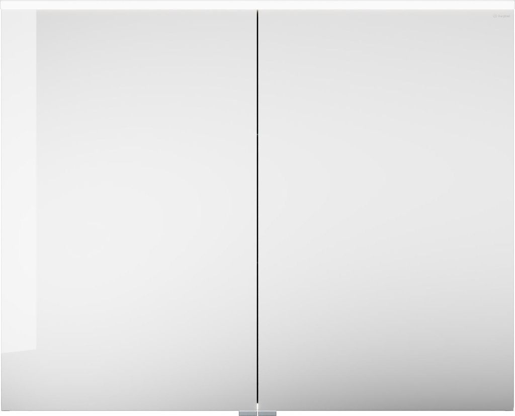 burgbad Eqio Spiegelschrank mit LED-Aufsatzleuchte und Waschtischbeleuchtung, 2-türig, 1000x800x170mm, SPGT100F6582