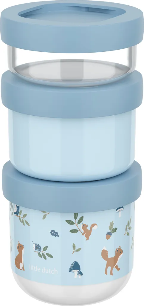 Set Porta Merenda Mepal Mio Forest Friends 3 Pezzi - Ideale per Scuola