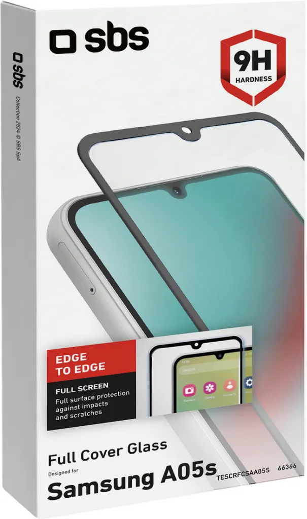 SBS Full Cover Glass Galaxy A05s | Protezione Schermo 9H TESCRFCSAA05S