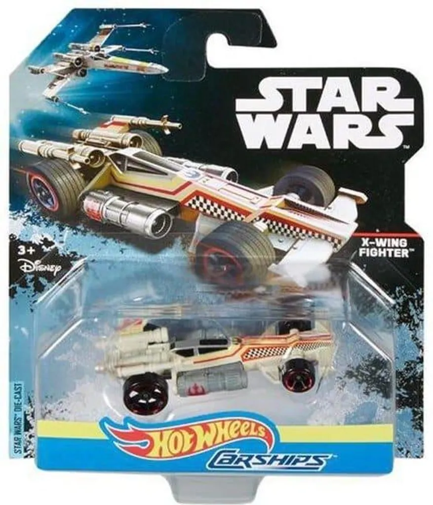 Voiture Miniature Star Wars Hot Wheels X-Wing Fighter - Modèle Réduit