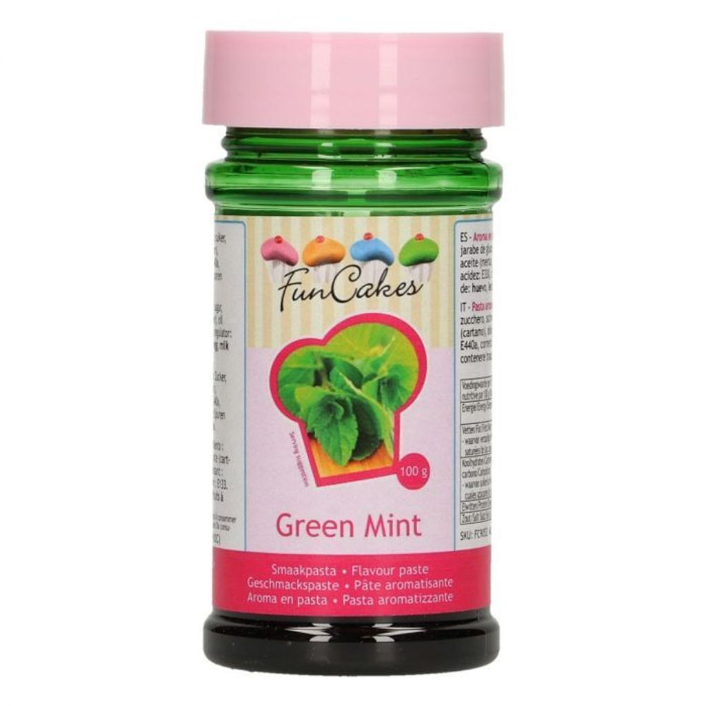 FunCakes Geschmackpaste Green Mint 100 g MHD-28,02.2025 Produktbild 