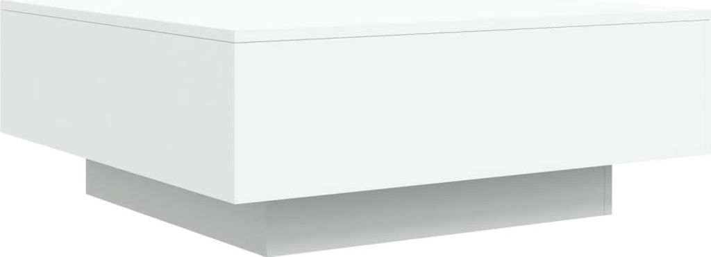 "im Sonderangebot"Couchtisch - CLORIS - Wohnzimmertisch - Robust und langlebig - mit LED-Leuchten Weiß 80x80x31 cm - DEMöbel1714991