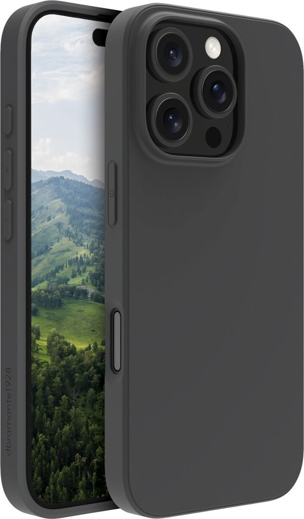 dbramante1928 Nuuk - Hintere Abdeckung für Mobiltelefon - Bulk - Kunststoff - Schwarz - für Apple iPhone 16 Pro