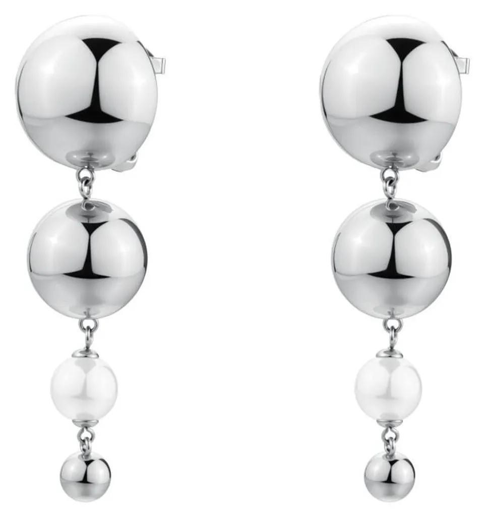 Pendants d'oreilles modernes à perle synthétique Perfect série BPC60
