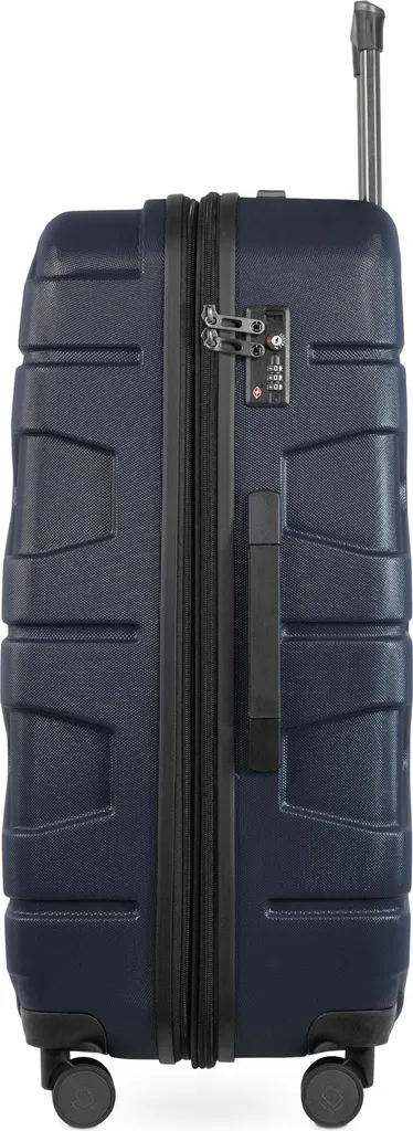 HAUPTSTADTKOFFER - X-Kölln - Valigia rigida Trolley con ruote Valigia da viaggio, TSA, 76 cm, 120 litri, blu scuro - 3