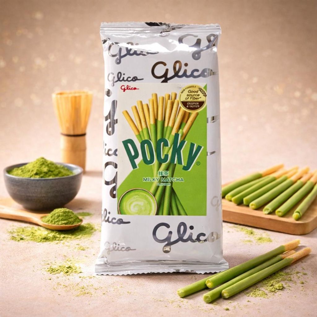Pocky Milky Matcha Softpack 33g Produktbild 