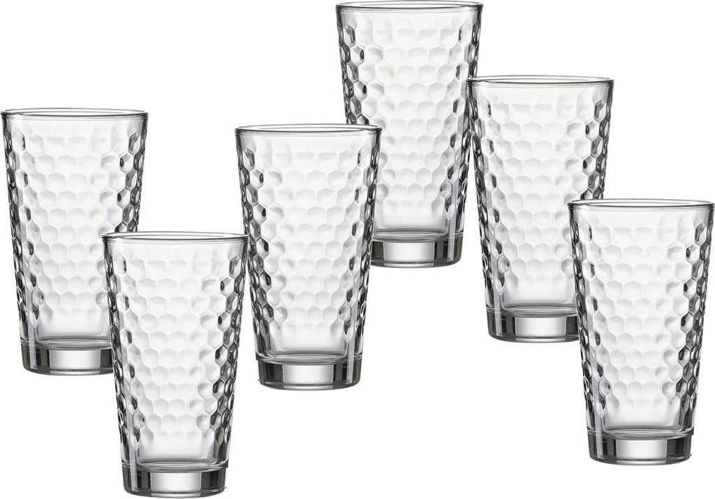 Ritzenhoff & Breker Favo, Transparent, Glas, 6 Stück(e), Rund, Favo, 350 ml