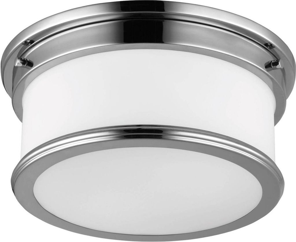 Elstead Payne Deckenleuchte E27 2-fach Poliertes Chrom IP44 Produktbild 