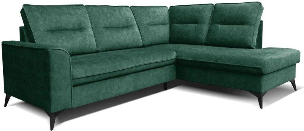 Robin Camel Ecksofa mit Schlaffunktion Bettkasten 5 Abnehmbare Rückenkissen Sofa L-Form Schlafsofa Freistehende Eckcouch Schlafcouch Wohnzimmermö...