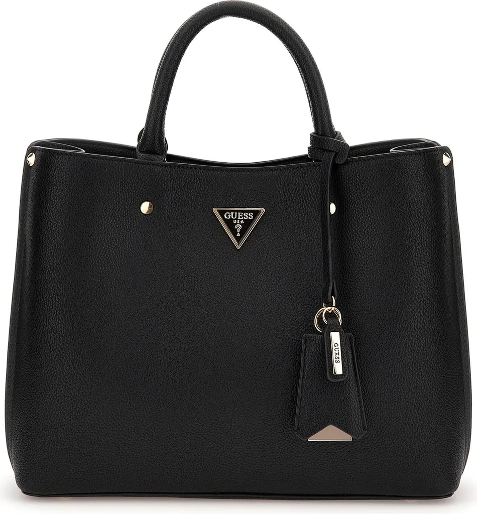 Sac à bandoulière Guess noir Meridian II Girlfriend Satchel multi-poches