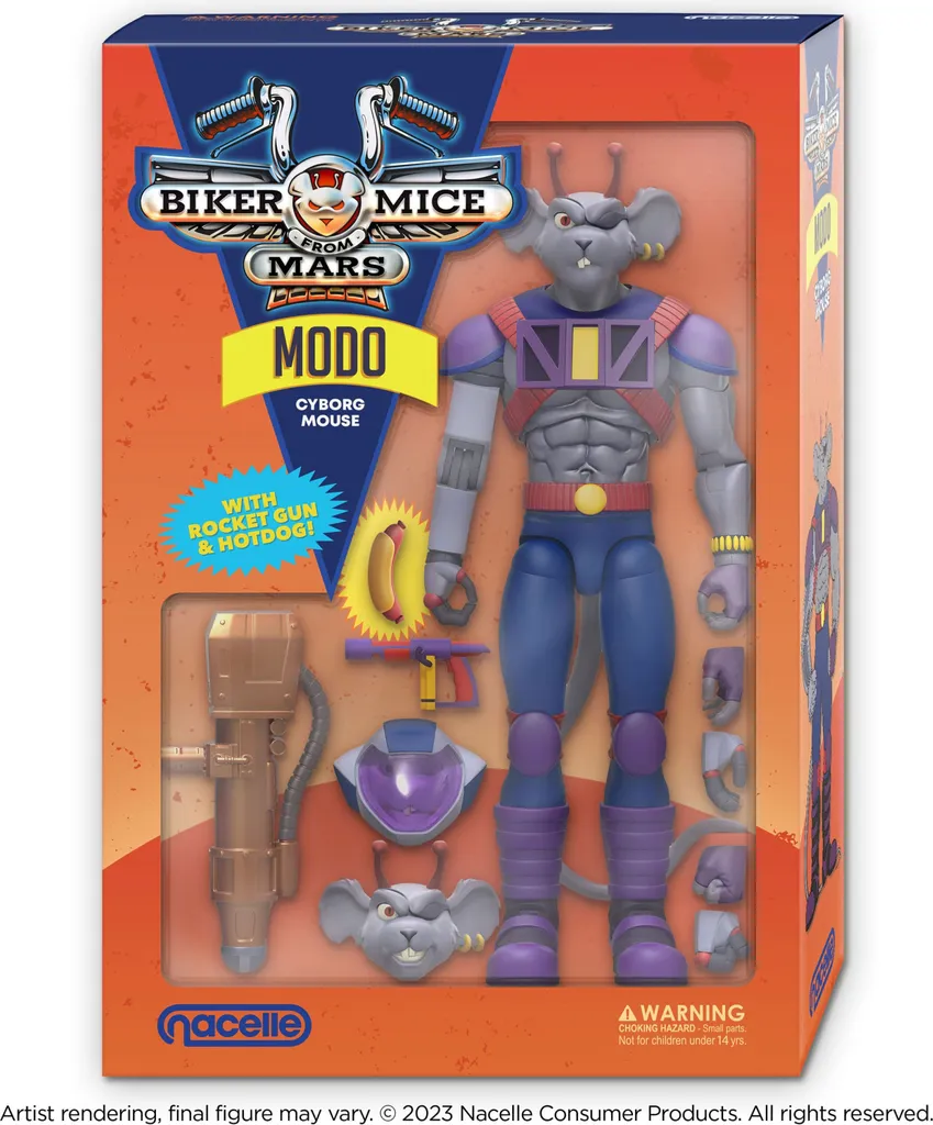 Figurine Modo 20 cm : Retrouvez le Héros des Biker Mice From Mars d'Enfance