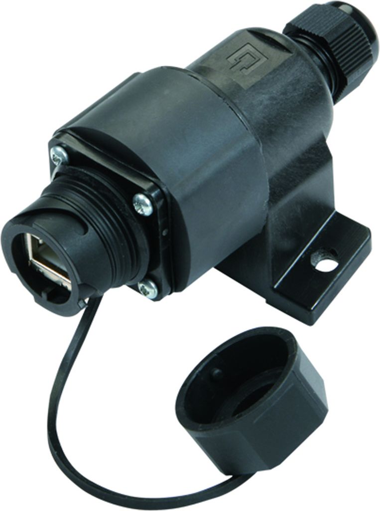 TELEGÄRTNER STX V1 AP-Dose, RJ45 Modul A Cat.6A (ISO/IEC)