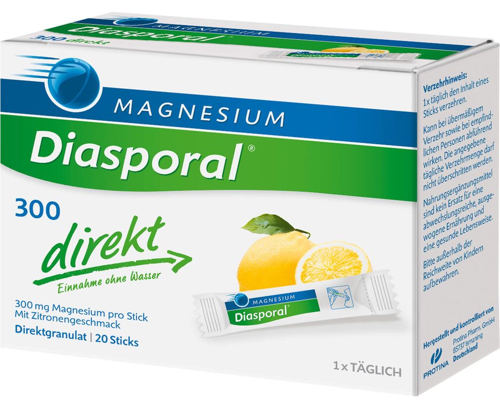 Magnesium Diasporal 300 direct granule 20 ks Obrázek produktu 