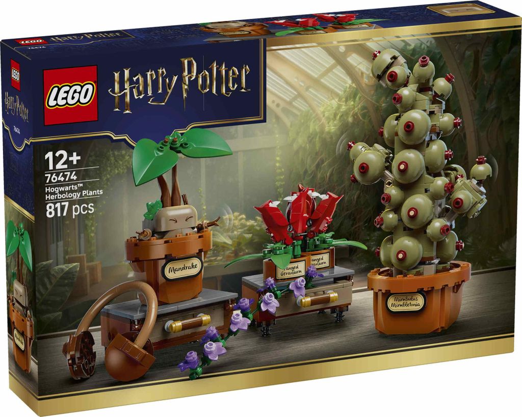 LEGO Harry Potter Schloss Hogwarts: Kräuterkunde-Pflanzen - Produktbild 