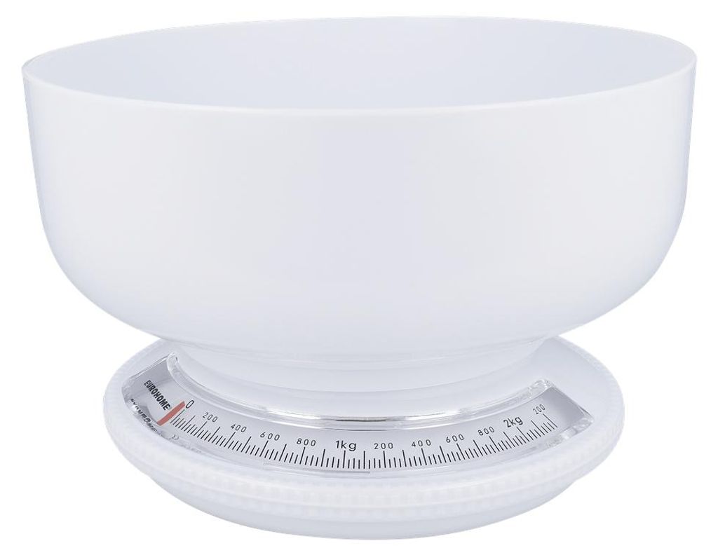 Küchenwaage bis 2 kg EUROHOME® – aus Kunststoff, 8x20x20cm Produktbild 
