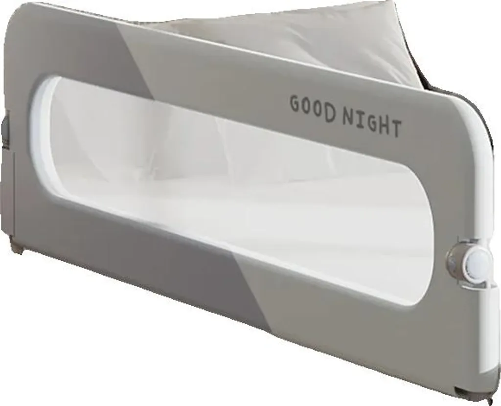 Rail de sécurité pour lit enfant 200cm - Barrière de lit pliable grise