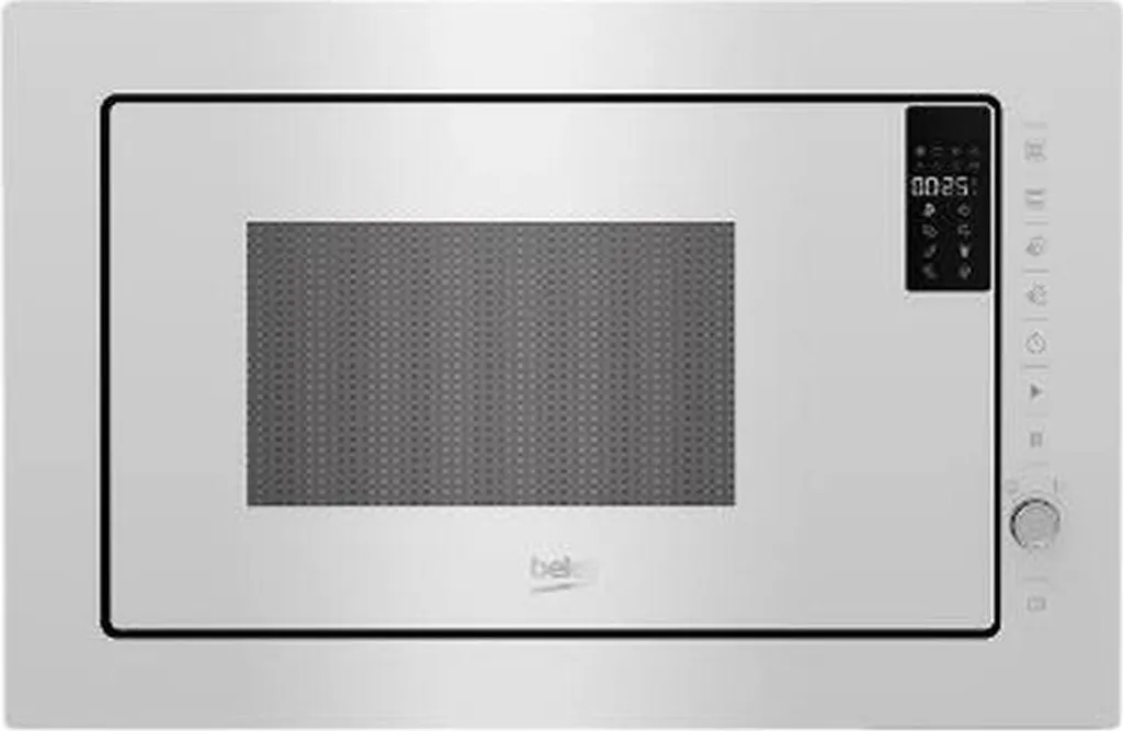 Beko BMGB25333WG Micro-ondes Grill Encastrable 25L 900W Blanc Design