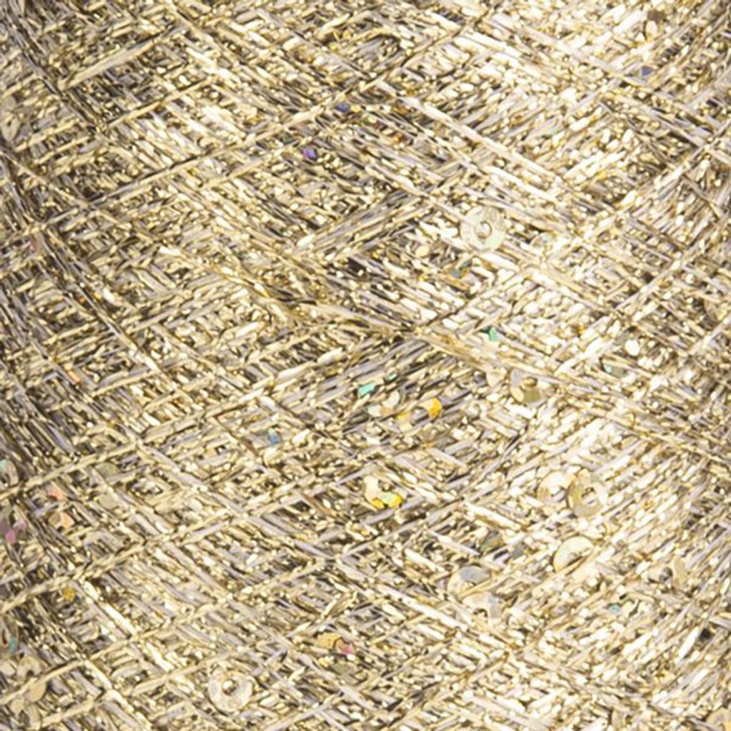 Metalizovaná příze s flitry YarnArt Paillettes Gold, 800m Obrázek produktu 