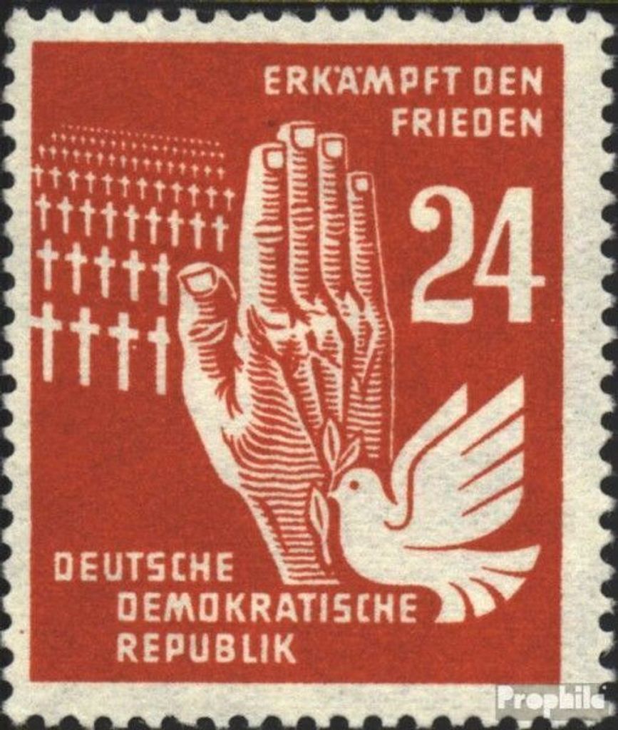 Briefmarken DDR 1950 Mi 279 gestempelt Frieden Produktbild 