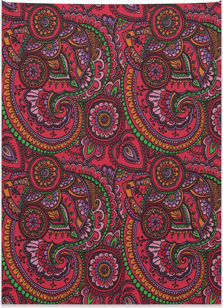Abakuhaus Bunt Wandteppich, Traditionelle asiatische Kunst aus Weiches Mikrofaser Stoff Kein Verblassen Klare Farben Waschbar, 110 x 150 cm, Dunkle...