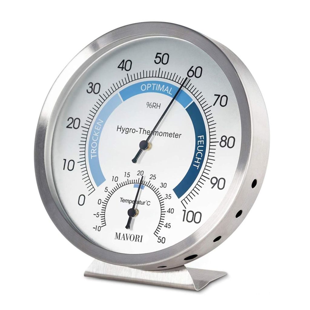 Thermometer Hygrometer innen analog aus