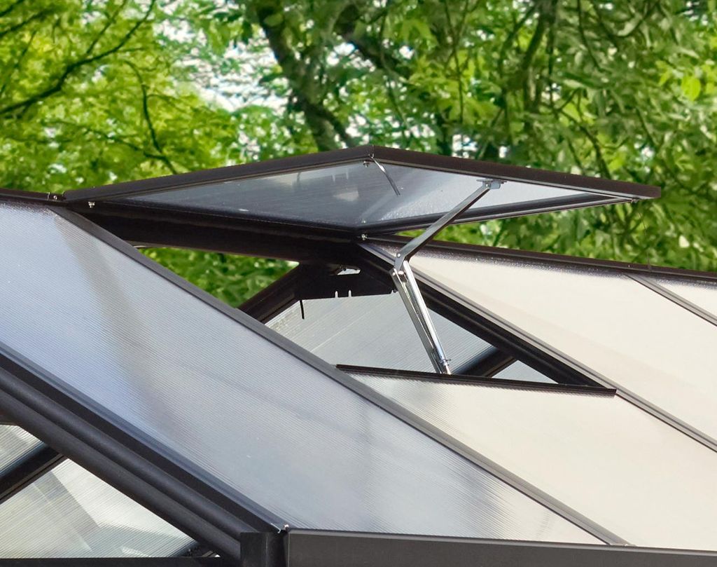 Alu-Dachfenster für Zeus o. Glas, schwarz
