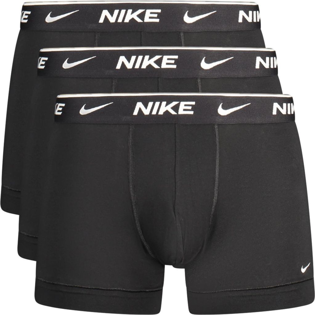 Herren-Boxershorts Schwarz Dreierpack mit Komfortbund und Produktbild 