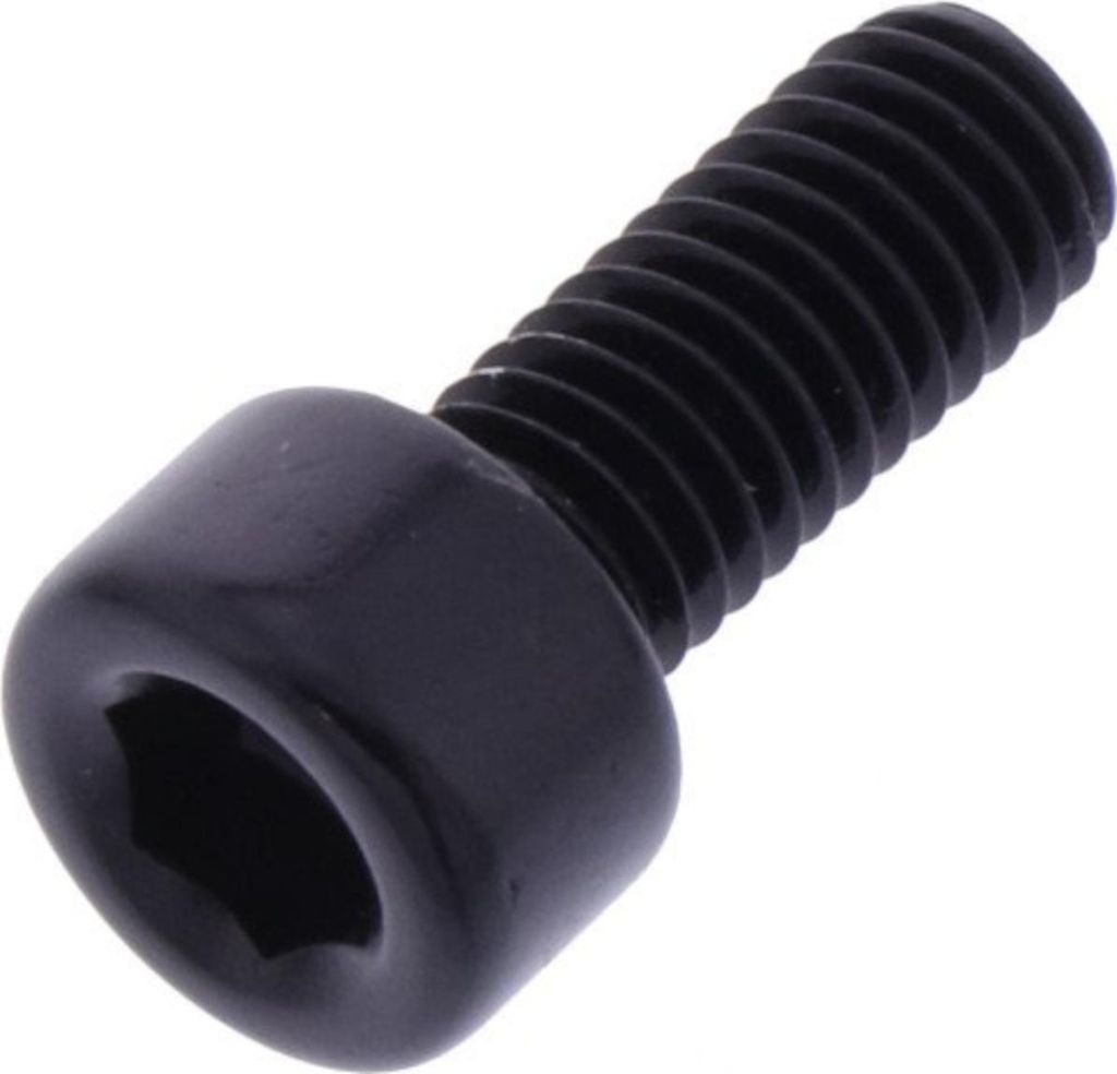 Zylinderschraube JMP Bolt M5x0,8mm 12mm Aluminium schwarz