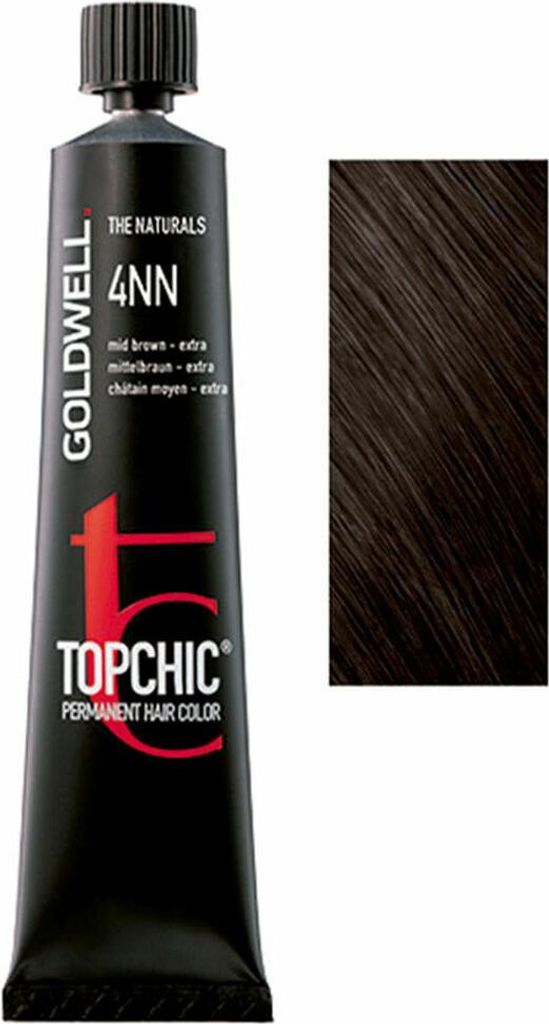 Goldwell Topchic Tube 4NN brun moyen ex. 60 ml Image du produit 