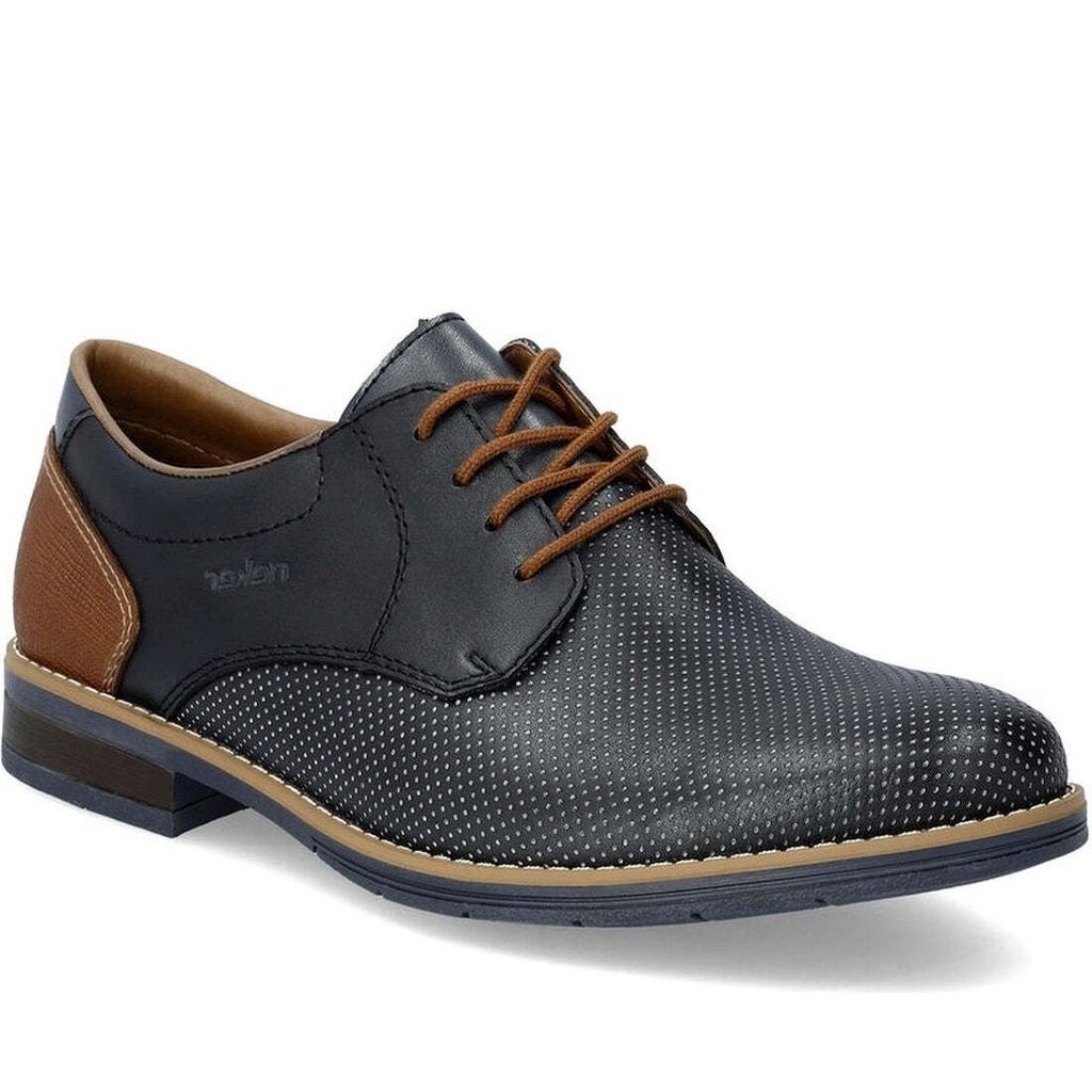Rieker Herren Businessschuhe 10308-14 Farbe: Blau Größe: 41 Produktbild 