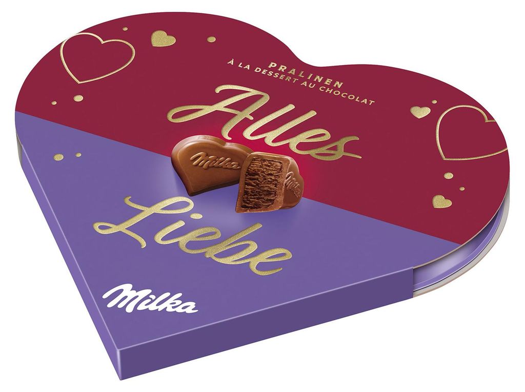 Milka 'Alles Liebe' Pralinen à la Dessert au Chocolat 44g Produktbild 