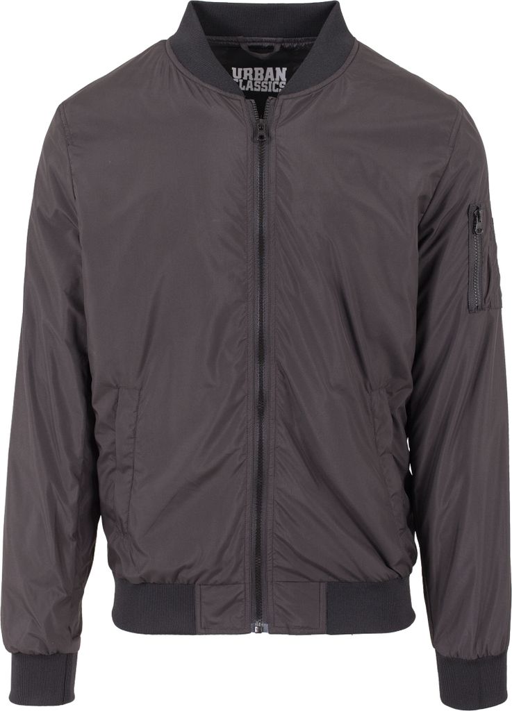 Urban Classics Bomberjacke Herren Light Bomber Jacket schwarz XL