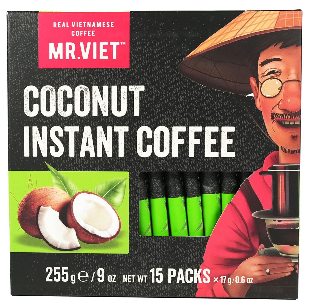 Mr. Viet Coconut Flavor Instant Coffee 255g Produktbild 