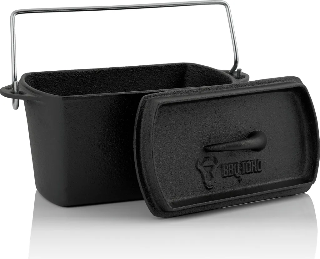 Cocotte en fonte Dutch Oven 2 litres - Marmite traditionnelle BBQ-Toro