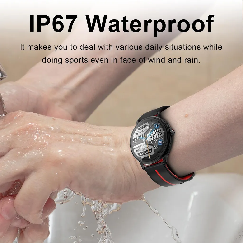 KM60 Smartwatch con Risposta Chiamate e Cardiofrequenzimetro IP68 - 5