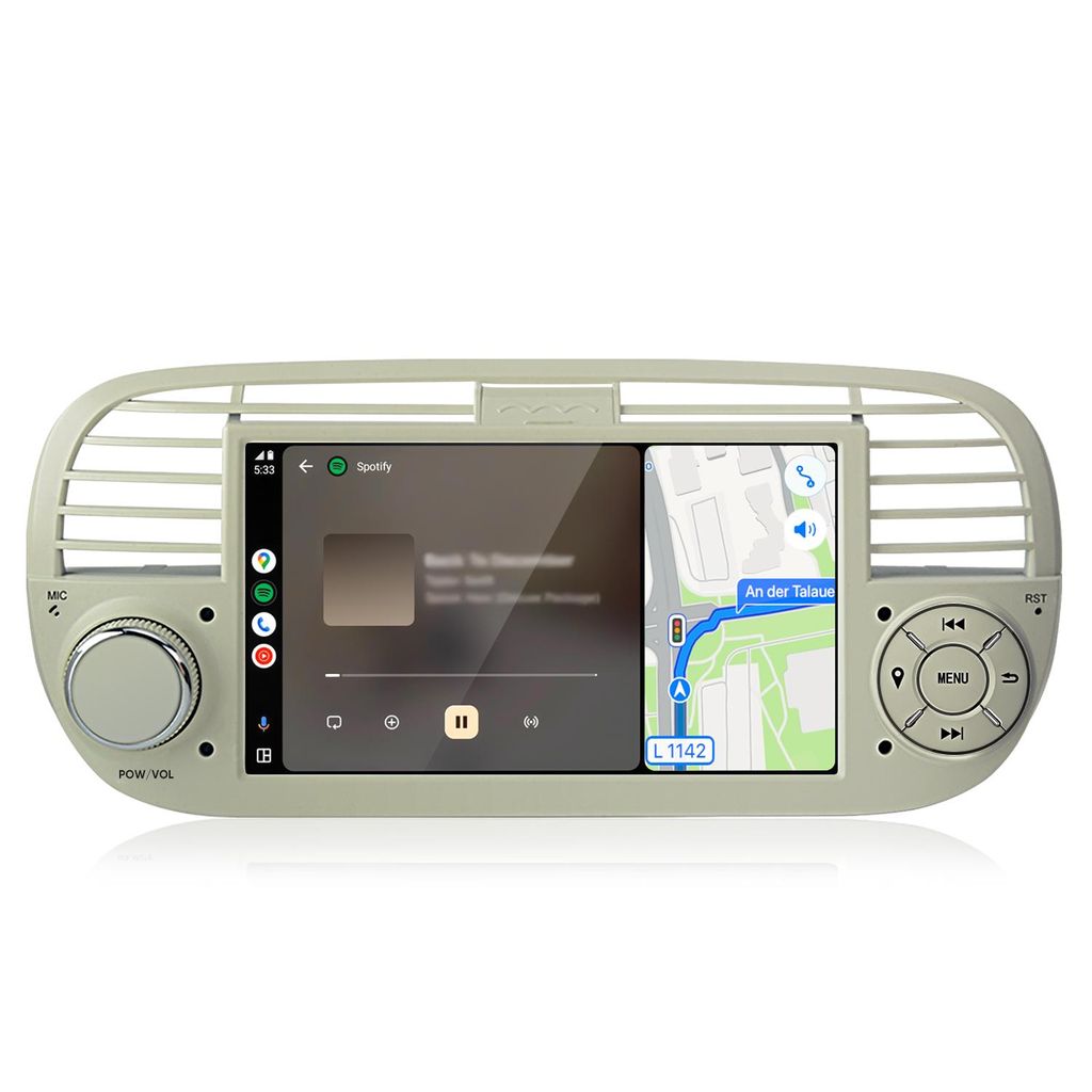Autoradio Android 7 pouces 1+32 Go pour Fiat 500 Image du produit 