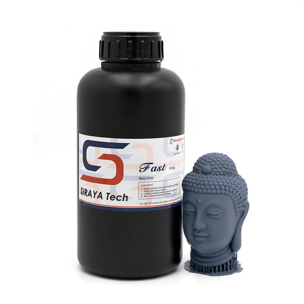Siraya Tech Fast ABS-Like Gris Marine 1kg Résine 3D Haute Résolution