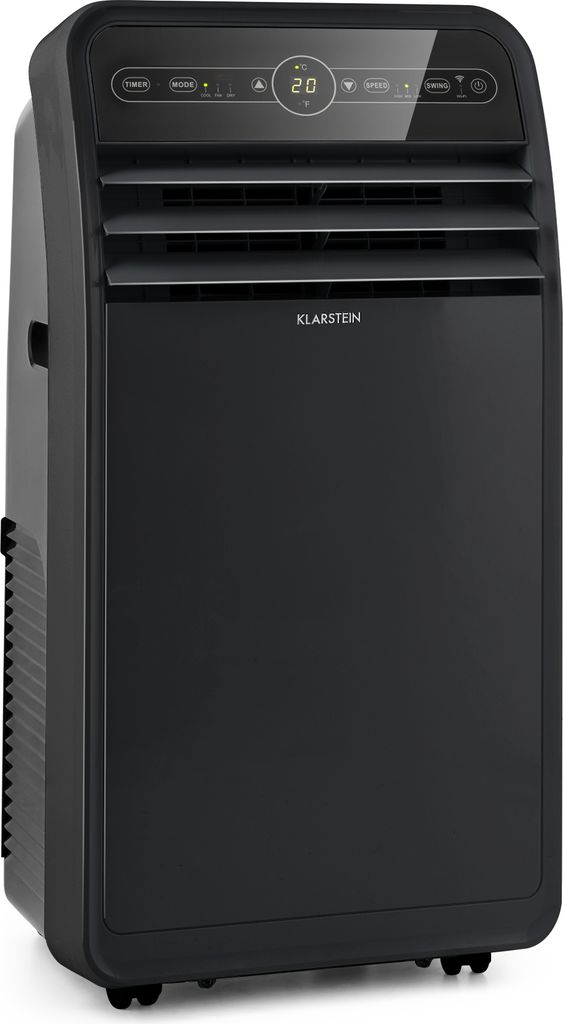 Klarstein Metrobreeze New York Smart 12k Mobile Klimaanlage – 12000 BTU, 35-59 m², App & Alexa Steuerung, 3-in-1 Kühlung, Ventilator & Entfeuch...