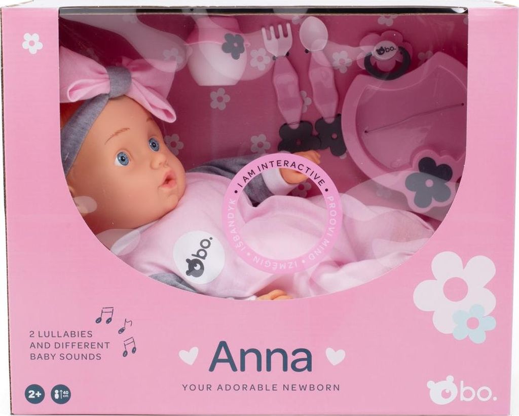 Bo. Interaktive Babypuppe Anna, 42 cm