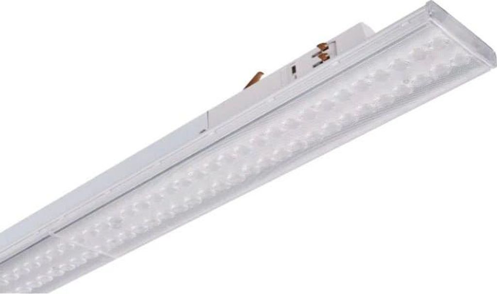 60cm Dreiphasen-LED-Schienenstrahler Weiß - Einstellbare Wattzahl - Neutralweiß 4000K - 5500K