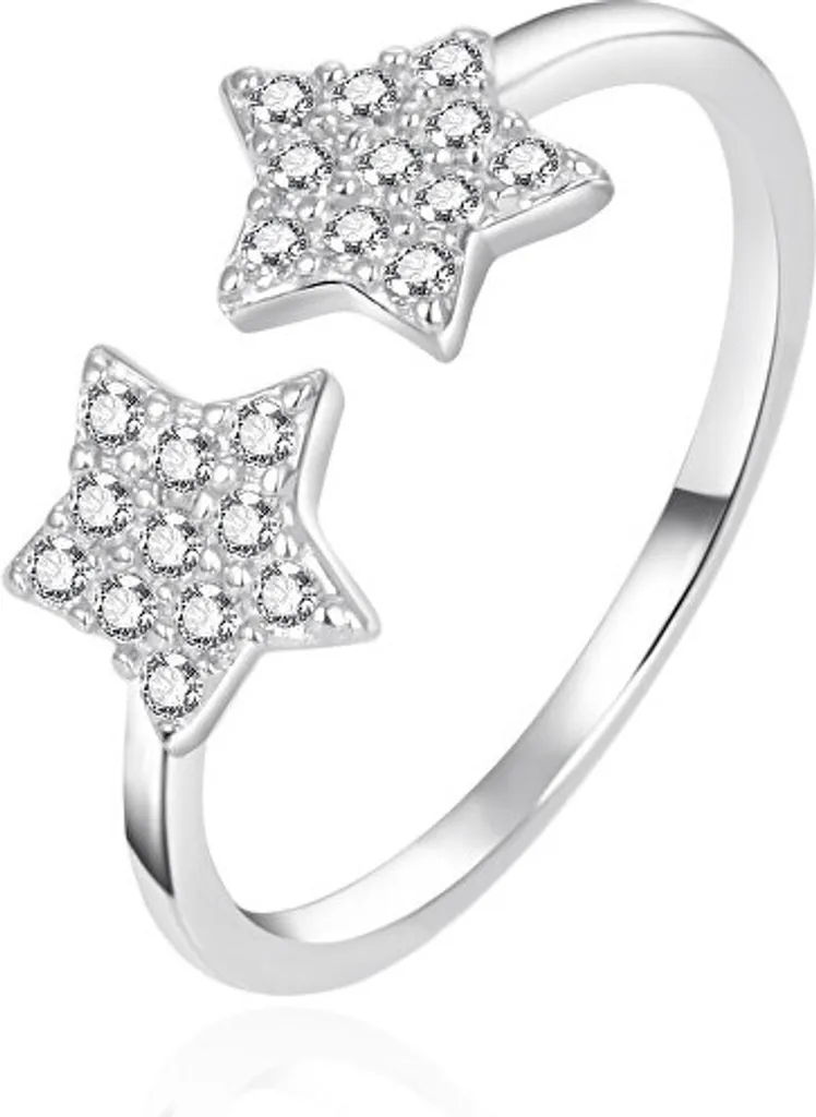 Regalo Perfetto: Anello Stelle Argento 925 e Zirconi AGT-R11W