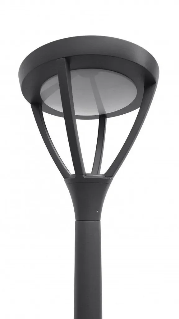 Lampadaire extérieur LED 45W IP65 318cm Gris Mars Solution Éclairage