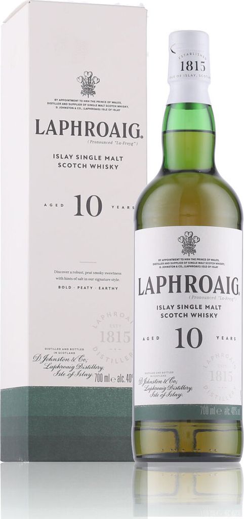 Laphroaig 10 Jahre Islay Single Malt Scotch Whisky in Produktbild 